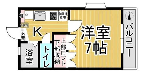 パートナーランド1番館【2階】の間取り