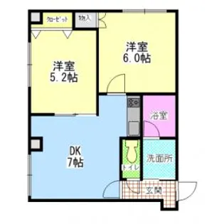 アルファ21【202号室】の間取り