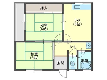 シマモトコーポ【2階】の間取り