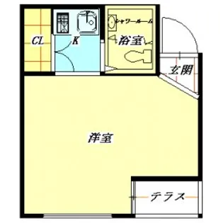 朝日プラザ長堀東パサージュ【4階】の間取り