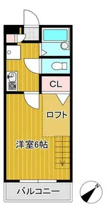 メリーメイト大橋【303号室】の間取り