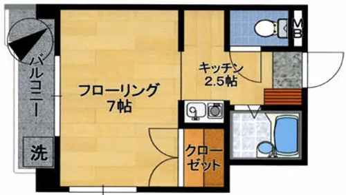 アクセスST【2階】の間取り