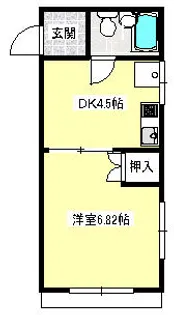蔦ハイツ【303号室】の間取り