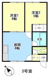コーポ西町【3号室】の間取り