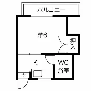 ハイツ清水ヶ丘(4階です)【502号室】の間取り