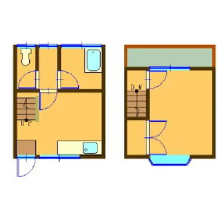 テラスハウス梅尾【003号室】の間取り