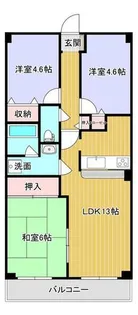 藤和ハイタウン企救丘駅前【412号室】の間取り