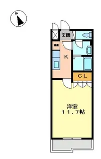 アイ・ディール【1階】の間取り