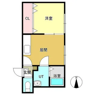 リライアブル発寒【102号室】の間取り