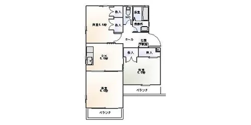 パストラルS1【1階】の間取り