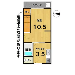 リバー【2階】の間取り