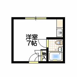 メイアイ1号館【1階】の間取り