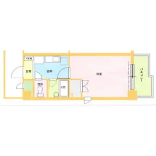 テラス イソハマ【7階】の間取り