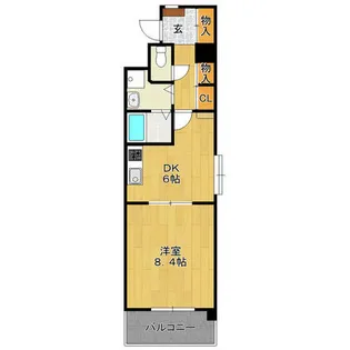 フローラ共和【2階】の間取り