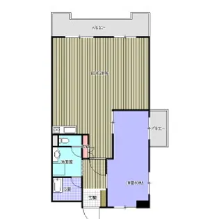 プリエール博多【907号室】の間取り