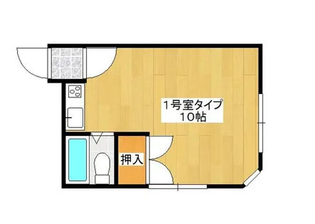 シャトーリヨンN26【201号室】の間取り