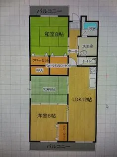 ウキシログランドハイツ赤坂【3階】の間取り