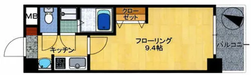 ブライトハイム【5階】の間取り