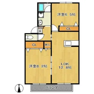 レガーロ・H【2階】の間取り