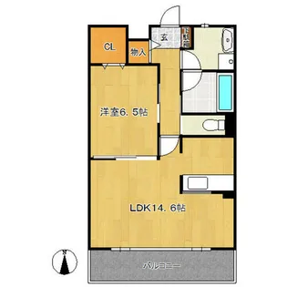 HOLLY HILLS RESIDENCE EAST【2階】の間取り