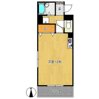 プラシードマンション北山【3階】の間取り