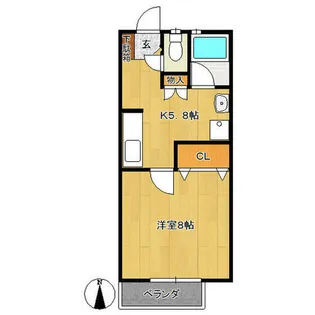 ニュー浜島【1階】の間取り