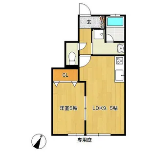 TOUSHIN KOGANE【1階】の間取り