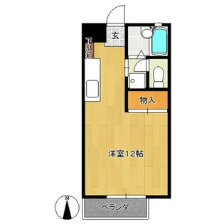 カーサヴェルデ【1階】の間取り