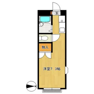エステートピア丸忠【2階】の間取り