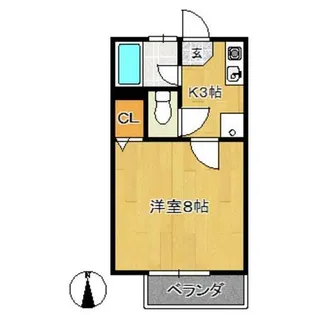 ルシエール【1階】の間取り