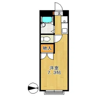 エステートピア丸忠【2階】の間取り