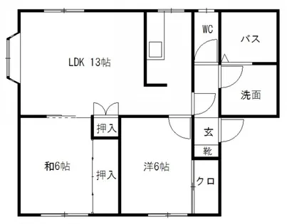 フォアローゼ鯉口【1階】の間取り