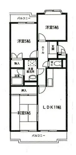 レジデンス曙【406号室】の間取り