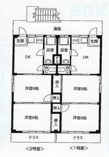 コーポ東郷【32号室】の間取り