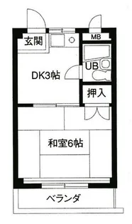 紅ビル20【25号室】の間取り