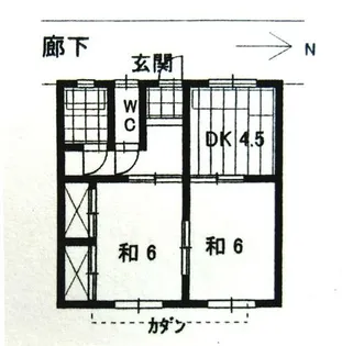 和歌山県和歌山市園部【マンション】の間取り