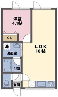 新栄ハイツ【102号室】の間取り