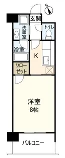 ベルビレッジ鳴海【203号室】の間取り