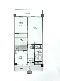 武本ビル【303号室】の間取り