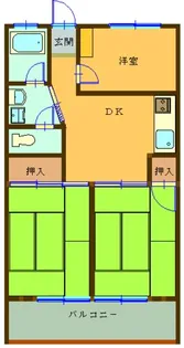 ユニ不動産ビル【401号室】の間取り