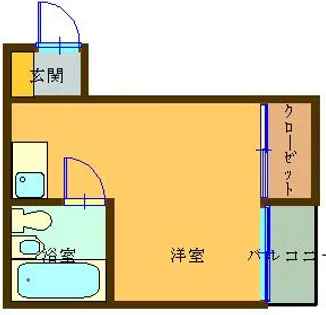 兵庫県姫路市北平野南の町【マンション】の間取り