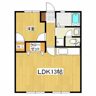 シティ青山【2階】の間取り