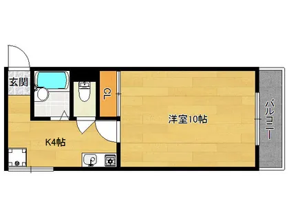 フラットKSR【1階】の間取り