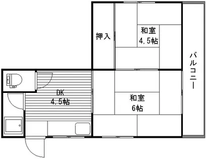 勝部文化【1階】の間取り