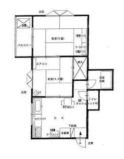 福岡県福岡市早良区西新5丁目【マンション】の間取り