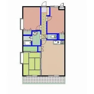 サンライトマンション【102号室】の間取り