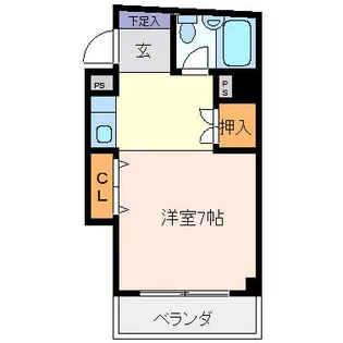 明治第10ビル【3階】の間取り