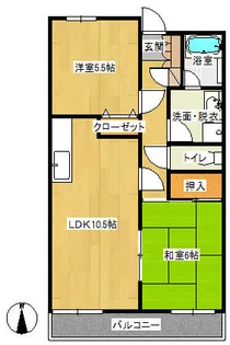 MONコスモス【202号室】の間取り