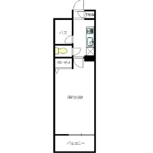 ヴィヴァーチェ浅川【4階】の間取り
