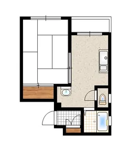 コーポ角田枝光A棟【303号室】の間取り